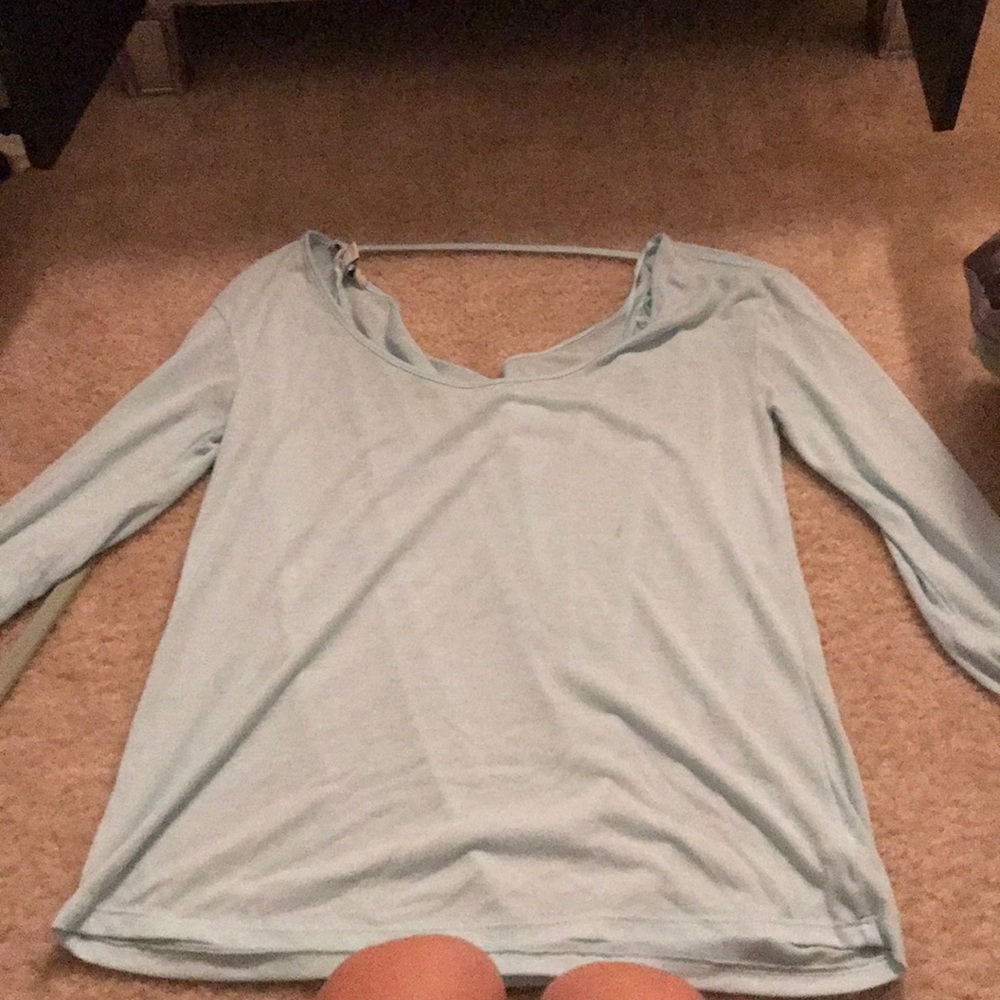 Scoop Back 3/4 sleeve top